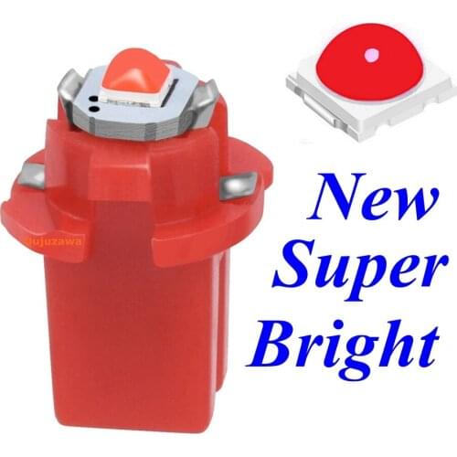 100PCS 2020 NEW T5 B8.3D B8.3 Super Bright LED Bulbs Car Panel Gauge Speedo Dash Lamp Auto Dashboard Instrument Cluster Lights