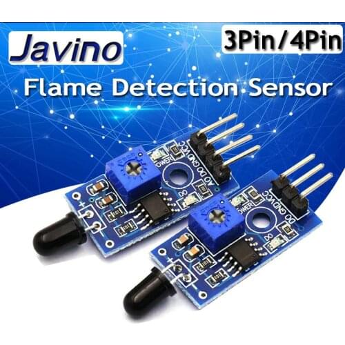 LM393 3/4 Pin IR Flame Detection Sensor Module Fire Detector Infrared Receiver Module for arduino Diy Kit