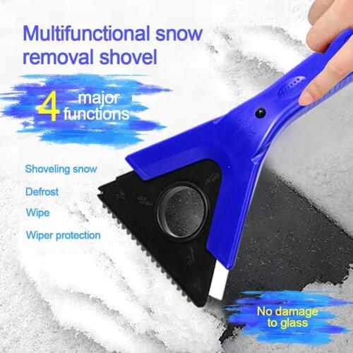 Multifunction Ice Scraper Car Portable Snow Shovel Window Windshield Snow Wiper Brush Universal Deicing Frost Snow Removal
