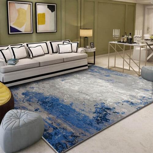 Fashion Modern Geometric abstraction Color Abstract Antiskid Waterproof Bedside Carpet Decor Rug Bedroom Living Room Door Mat