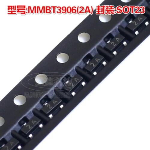 New MMBT3906 SOT-23 Silkscreen 2A PNP Transistor 0.2A 40V 3906 SOT23