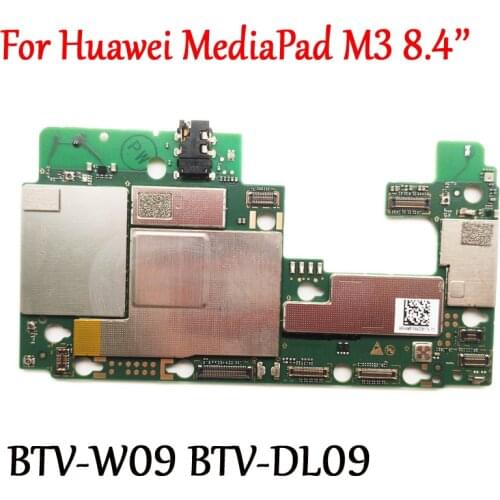 Full Work Original Unlock Motherboard For Huawei MediaPad M3 8.4 inch BTV-W09 BTV-DL09 Logic Circuit Electronic