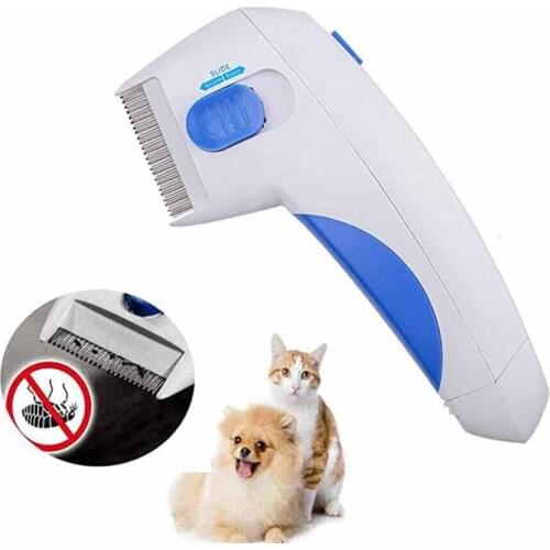 Professional Electric Flea Comb Head Lice Flea Removal Flea Controller Killer Electric Comb Great Doctor for Dogs Cats Pet