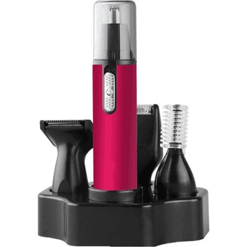 4 in 1 Professional Electric Ear Nose Trimmer Face Hair Removal Kit Ear Eyebrow Shape Clipper Hair Shaver Personal Care Tools