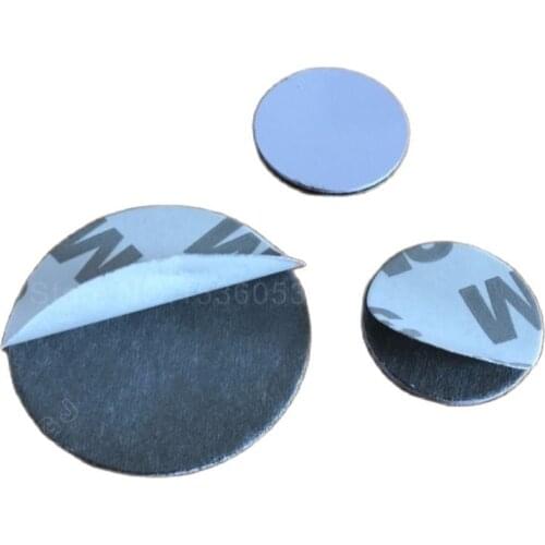 Dia 20mm RFID Tag RFID em4100 PVC Token with 3M Sticker rfid anti-metal label coin tags 125khz round tags
