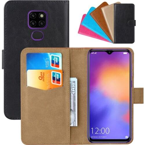 Luxury Wallet Case For Vernee M7 PU Leather Retro Flip Cover Magnetic Fashion Cases Strap