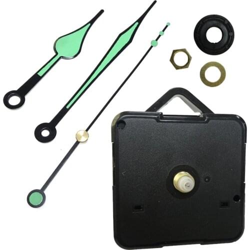 Luminous Mute Hands Quartz Clock Movement Mechanism Hands clock Repair Tool Part Kit DIY Set