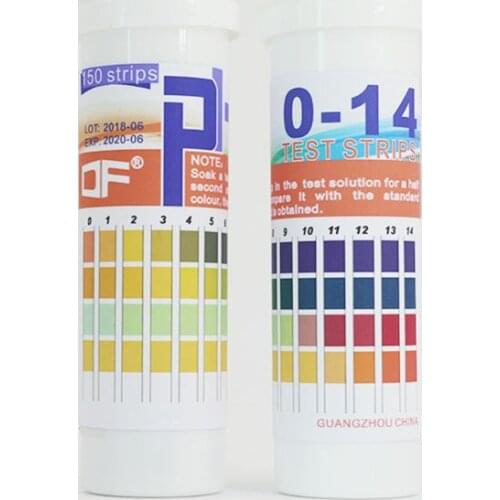 150 Strips Bottled PH Test Strip Full Range 0-14 pH Acidic Alkaline Indicator Urine Saliva Universal