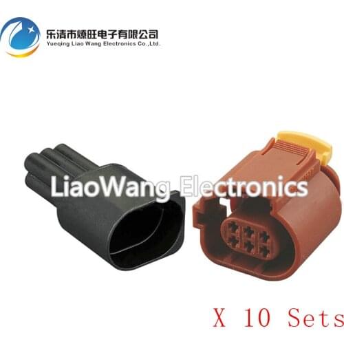 10 Sets Waterproof Connector Automotive Wire Harness Connector Connector Terminal Block Connector Wire DJ7064A-1.5-11 / 21