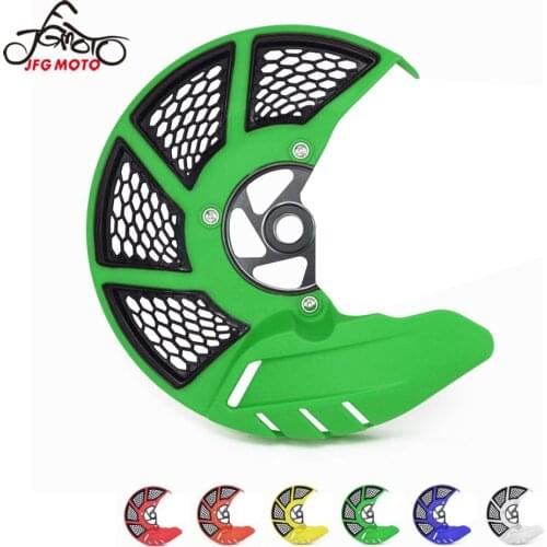 For KAWASAKI KX125 KX250 KX250F KX450F KLX450R KX 125 250 250F 450F KLX 450R Front Brake Disc Rotor Guard Protector