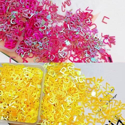 1Pack Letter Sequins Mold Filling Tools Nail Art Decoration Diy Uv Epoxy Resin Mold Accessories Filler Nail Art Decorate Tools
