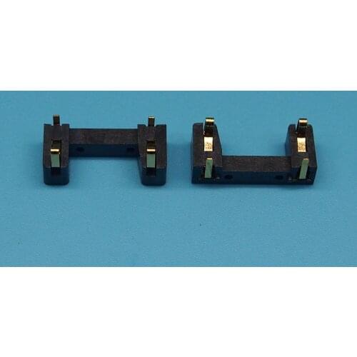 10pcs Battery holder Horizontal SMT BC-14-2P 6.5H with column Mobile phone battery connector