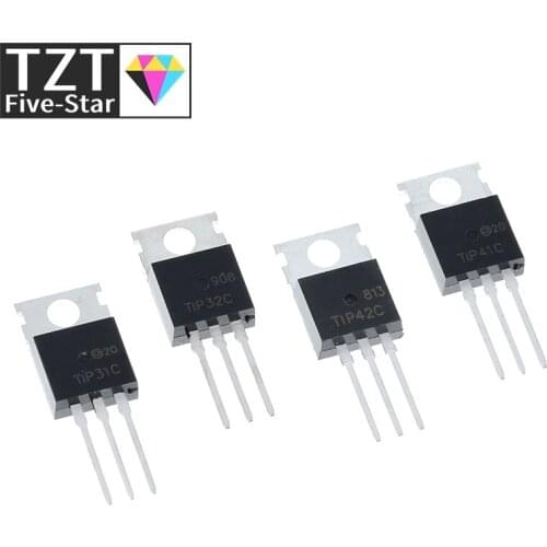 10pcs/lot TIP31C TIP32C TIP41C TIP42C Power Transistors TO-220