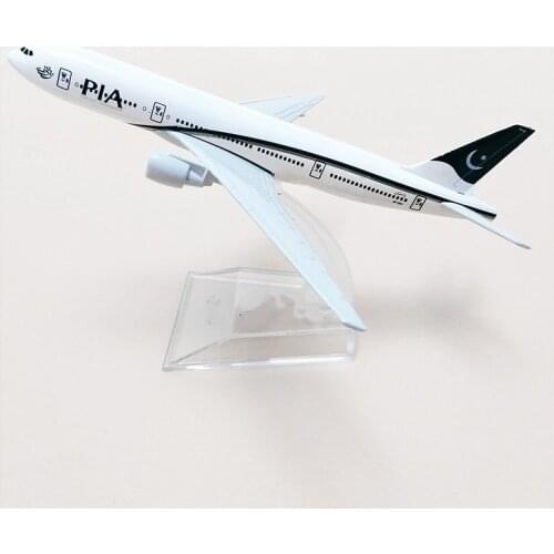 16CM PIA Pakistan International Airlines Boeing 777 Airplane model Plane Aircraft Metal model Toy plane gift Collectible