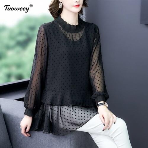 2021 summer style woman top blusa mujer lace chiffon blouse women shirt long sleeve womens tops and blouses ladies plus size