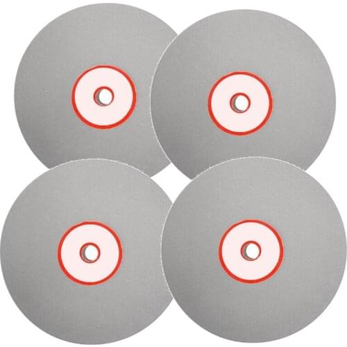 4Pcs Diamond Polishing Disc 600 800 1200 3000 Grit 6Inch Flat Lap Grinding Wheel Lapping Grinding Disc Tool
