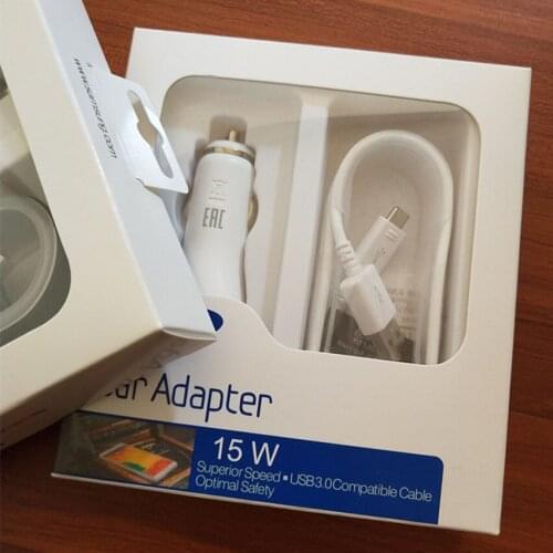 50 PCS Fast Charger Car Charger Adapter with Micro USB Cable 9V 1.67A & 5V 2A Quick Adapter For Samsung S6 S7 S8