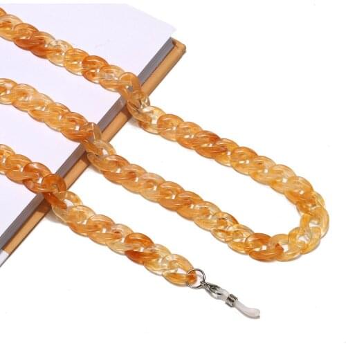 Acrylic Glasses Strap Simple Fashion Mask Lanyard Sunglasses Chain Necklace