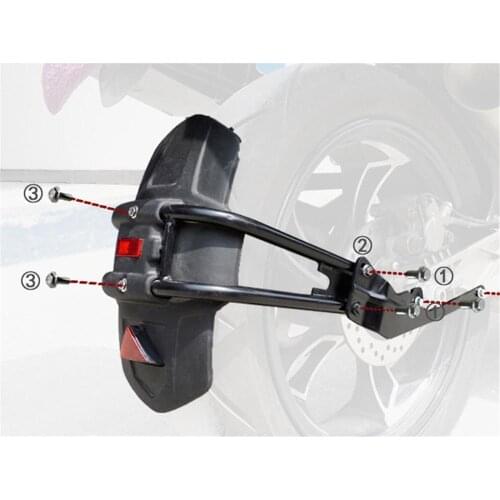Motorcycle Accessories Fender Mudguard Wheel Cover Splash Guard Rear Fender for ZONTES ZT310T ZT 310T ZT310-T