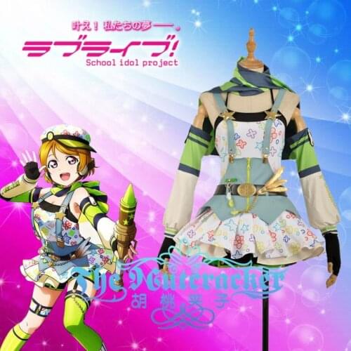 Anime!Lovelive Crayon/Painter Awakening Koizumi Hanayo Lolita Dress Cosplay Costume Custom-made For Women Free Shipping