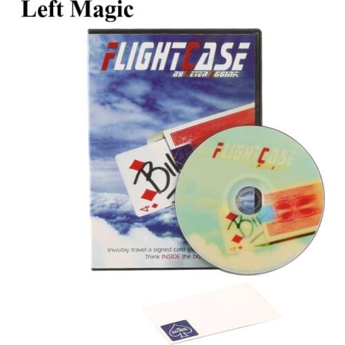 Flight Case (Gimmick + DVD) Magic Tricks Card Close Up Street Stage Mental Magic Props Gimmick Prop Accessories