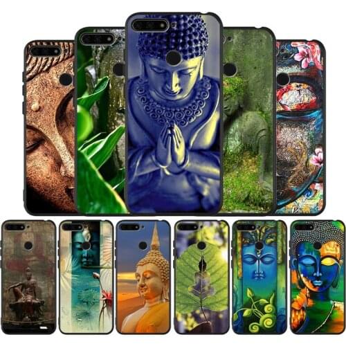 Retro Galactic Gautama Buddha Budha Black Silicone Soft Phone Case For Honor 8X 9 8 10 20 30 Lite Pro MATE 9 10 20 30 Pro Lite