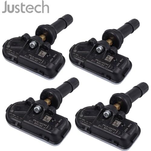 Justech 4Pcs 434MHz Tire Pressure Sensor TPMS Tire Pressure Monitoring Sensors For Dodge Ram 1500 2500 3500 Jeep 68249197AA