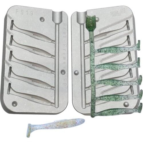 SOFT SHAD LURES MOULDS mold SOFT baits 50 mm P519