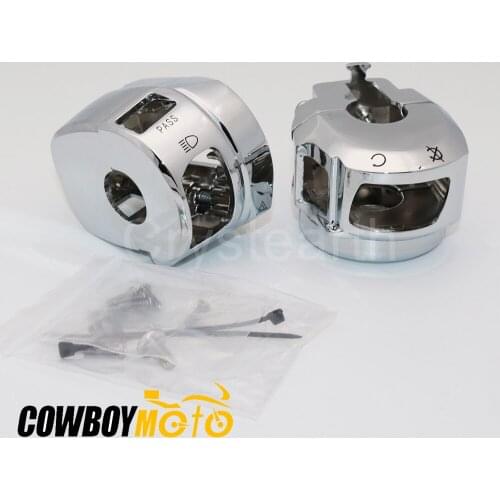 Chrome Switch Housing Covers For SUZUKI GSX-1300R Hayabusa GSXR1300 2008-2011 GSXR1000 2007 2008 GSXR600 GSXR750 2008-2011