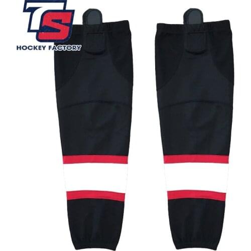 Cool hockey free shipping 100% Polyester Breathable Ice Hockey Socks Cheap Shin Guards W043 high quality men women sport