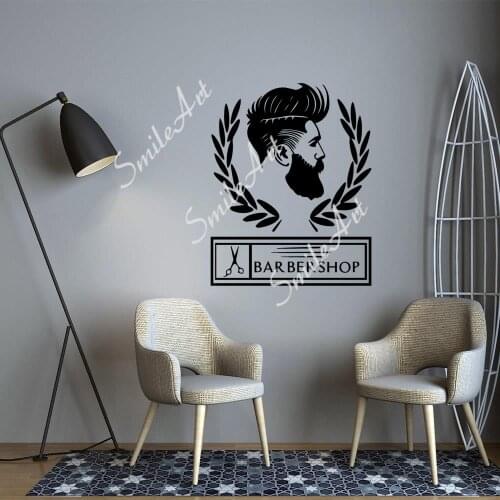 Lovely Haircut Waterproof Wall Stickers Wall Art Decor For Living Room Bedroom Decoration Accessories Murals