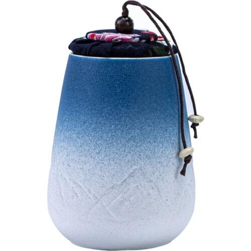 Small Pet Urn Bird Dog Pet Urns Cremation Pet Caskets Funeral Vase Cat Cremation Ash For Human Ashes Made Ceramics Hand Painted