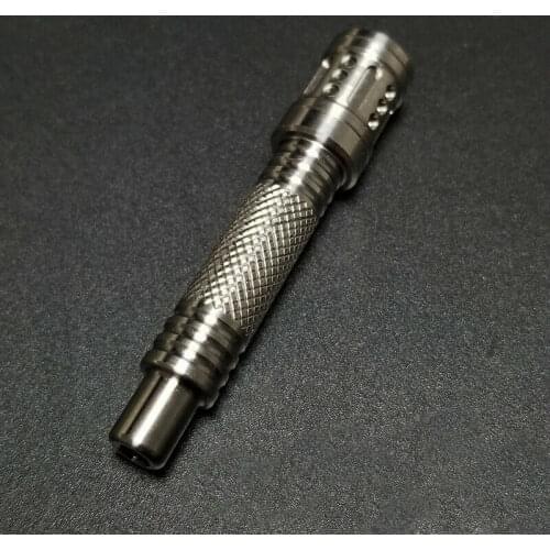 Reusable Titanium Alloy Filter Smoking Cigarette Tobacco Holder Ash Filtration