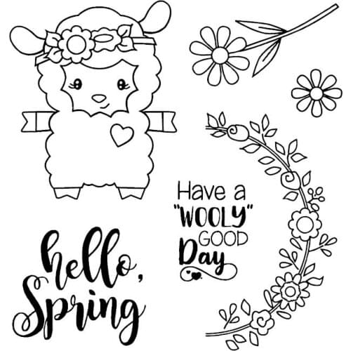 Sheep Clear Stamp Or stamp for DIY Scrapbooking/Card Making/Kids Fun Decoration Supplies