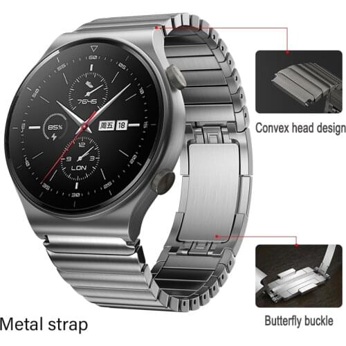 Stainless Steel Band For Huawei Watch GT 2 Pro Strap GT2e Bracelet Correa Metal Watchband For Honor Watch GS Pro Magic Watch 2