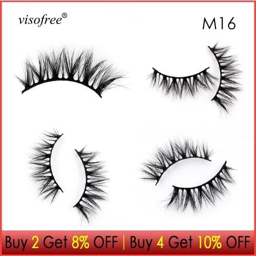 Visofree Eyelashes 3D Mink Lashes Thick lashes Cruelty Black Mink Eyelashes Gorgeous lashes Natural Long False Eyelashes Beauty
