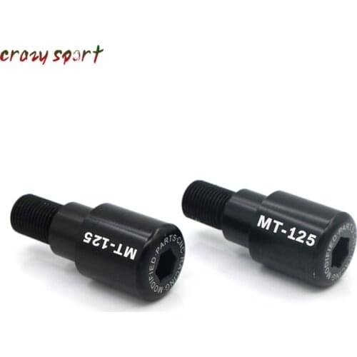 Handlebar Grip Bar Ends Slider For YAMAHA MT125 MT 125 MT-125 2014-2017 2016 Motorcycle Accessories CNC