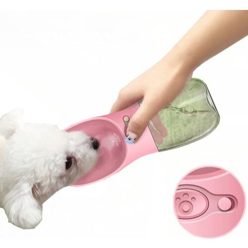 Pet Accompanying Cup Water Cup Outdoor Portable Travel Kettle Water Bowl Dog Drinker Puppy Dog Drinking Bottle Dog Water Feeders