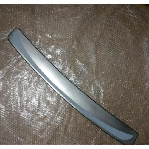 Car styling For Skoda Octavia 2014 2015 2016 2017 Stainless Steel Rear Trunk Bumper Protector Rear Scuff Plate Rear Door Sill