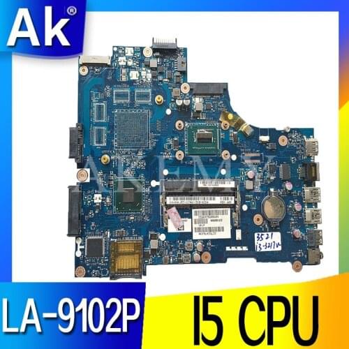 VAW11 LA-9102P REV: 17 de 1.0 For DELL Inspiron 3721 5721 Laptop Motherboard CN-03WVDR 03WVDR I5-3337U CPU mainboard originais