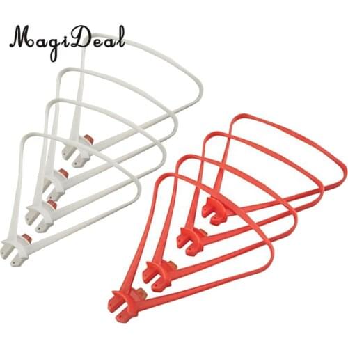 MagiDeal 4Pcs Plastic Propeller Protect Ring Cover Guard for Syma X8SW X8SC X8SG X8 Pro RC Quadcopter Drone Spare Parts Accs