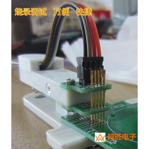 Burning Program Fixture Debugging Download Test Tooling Pitch-1.27mm 5P Burning Fixture