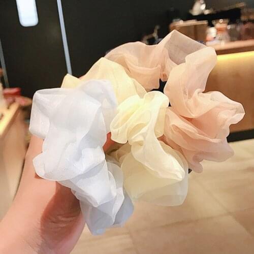 2021 Girls Hair Band Hair Accessories Women Hair Ties Summer Autumn Headband Pure Solid Elastic Hair Bands Macaron Color Soft