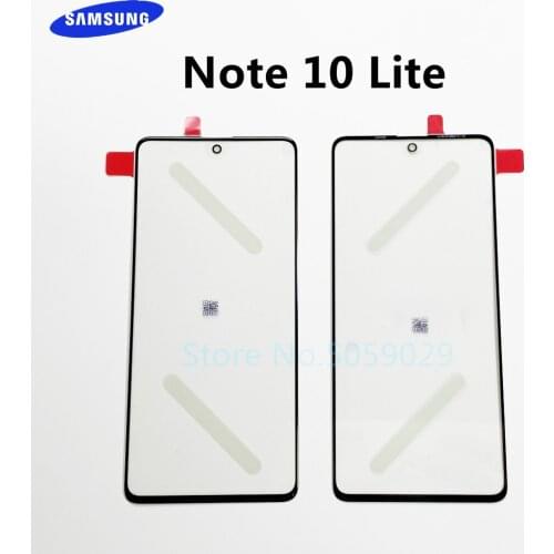 For Samsung Galaxy Note 10 Lite N770 N770F N770F/DS N770F/DSM LCD Display Outer Touch Panel Screen Glass Replacement Front Lens