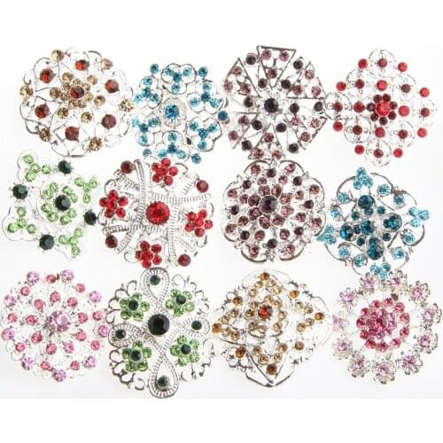 12PCS Cartoon Icons Safety Pins Badge Buttons Brooch For Women Wedding Bridal Shirt Denim Jacket lapel Brooches Pin For Bouquet