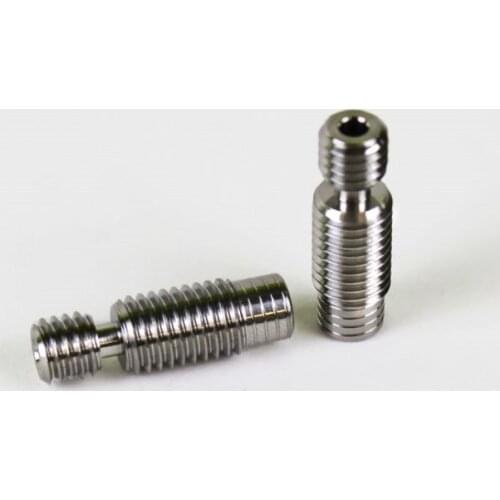 2pcs Prusa I3 MK3 Titanium Heat Break (1.75m/3.0mm) V6 hotend super smooth TC4 Titanium alloy thermal barrel