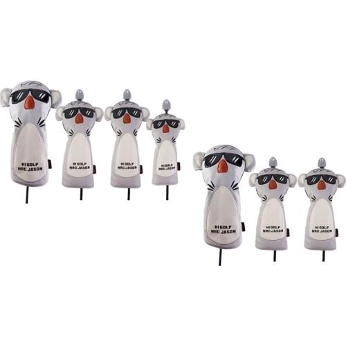 Golf Wood Head Covers Waterproof 400cc Fairway Woods Driver Headcover Sleeves Universal 1 3 5 Protector Golf Club Accessory