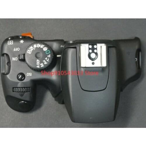 For Canon 1000D Rebel XS Kiss F Top cover group With Mode dial Power switch button Shutter button cable Used Repair Parts