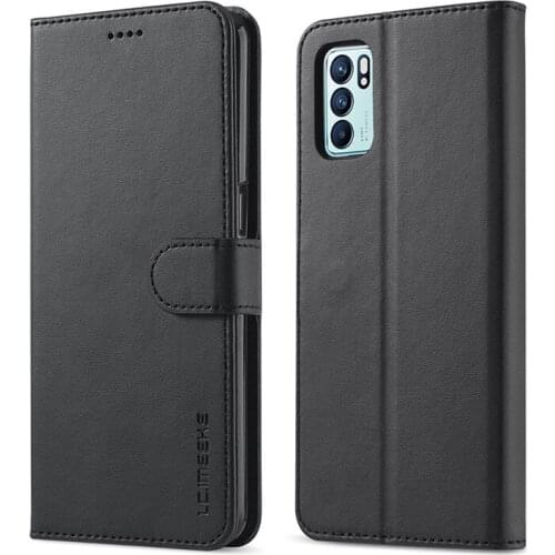 For OPPO Reno6 Pro 5G Case Flip Magnetic Phone Case On OPPO Reno6 5G Case Leather Vintage Wallet Case For Reno 6 Pro 5G Cover ON
