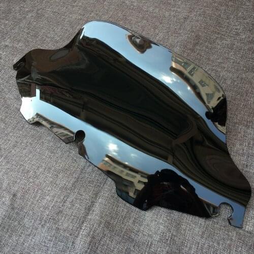 Motorcycle 8" Wave Windshield Windscreen For Harley Touring Electra Street Glide FLHX FLHT 96-13 1996-2013